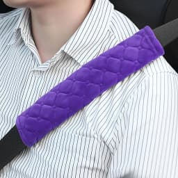 Comfortable and Adjustable Seat Belt Covers in Soft Velvet Fabric - Perfect for Car, Truck, SUV, Backpacks
