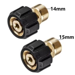 Pressure Washer Adapter M22 15mm Female to M22 14mm Male Fitting Quick Connect to Power Washer Coupler Accessories for Hose/Gun