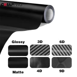 2D-9D Carbon Fiber Wrap Waterproof Car Stickers Vinyl Auto Tuning Motorcycle Stickers Glossy Matte Black Car Adhesive Vinyl Wrap