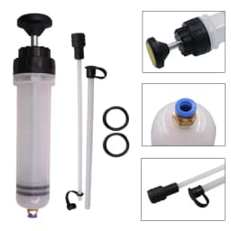Car Brake Fluid Oil Extractor Auto Oil Change Syringe with Hose Manual Fuel Suction & Filler Fluid Oil Change Evacuator Pump