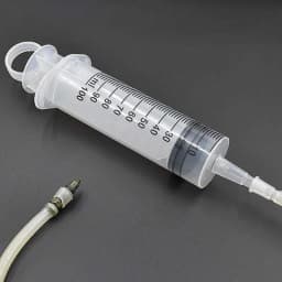 One Set 100ML Motorcycle Disc Brake Hose Air Bleeding Tool Hydraulic Fluid Brake Pump Caliper Repair Vacuum Injector Repair Tool