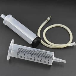 One Set 100ML Motorcycle Disc Brake Hose Air Bleeding Tool Hydraulic Fluid Brake Pump Caliper Repair Vacuum Injector Repair Tool