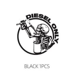 Pickup Truck 13.5*13.5cm Off-Road Truck Skull Fuel Cap Stickers, Decorative Car Stickers Personalized Customization