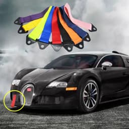 High Strength Nylon Tow Strap High-Strength Car Racing Tow Ropes with Towing Trailer Ropes Auto Trailer Ropes Bumper Trailer Tow
