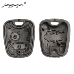 jingyuqin Car Remote Key Shell For Citroen C1 C4 Peugeot 107 207 307 407 206 306 406 Toyota Aygo Keys Fob Replacement Case 2BTN