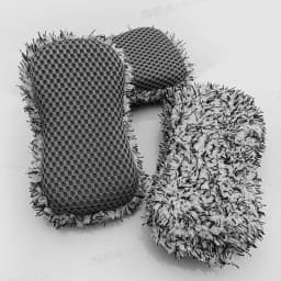 SEAMETAL Microfiber Car Wash Sponge Two Sided Plush Massage Net Wheel Cleaning Brush Dust Remover Scratch-free for Car Wash Care