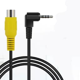 QXNY 1PC AV In Video Cable Adapter 2.5mm AV Jack Male Plug To RCA Female Adapter Cable for GPS and Rear Camera Converter Cable