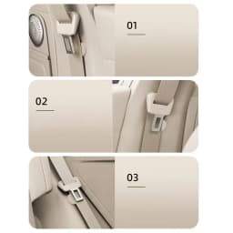 Magnetic Car Seat Belt Holder Fixing Clip Artificial Leather Seatbelt Limiter Buckle Car Interior Accessories