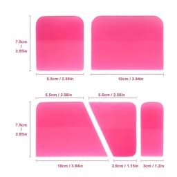 Car PPF Squeegee Soft TPU Rubber Blade Glass Window Cleaning Water Remover Paint Film Scraper Carbon Wrap Vinyl Film Tool 7 Size