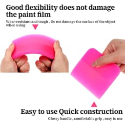 Car PPF Squeegee Soft TPU Rubber Blade Glass Window Cleaning Water Remover Paint Film Scraper Carbon Wrap Vinyl Film Tool 7 Size