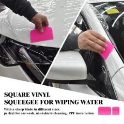 Car PPF Squeegee Soft TPU Rubber Blade Glass Window Cleaning Water Remover Paint Film Scraper Carbon Wrap Vinyl Film Tool 7 Size