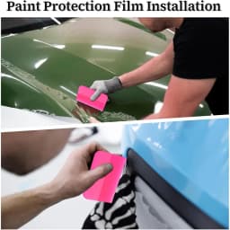 Car PPF Squeegee Soft TPU Rubber Blade Glass Window Cleaning Water Remover Paint Film Scraper Carbon Wrap Vinyl Film Tool 7 Size
