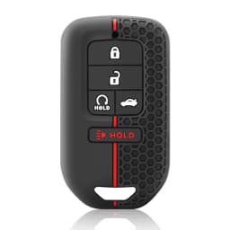 5 Buttons High Quality Silicone Car Keyless Smart Key Fob Case Cover for Honda Civic Accord Pilot CRV 2015 2016 2017 2018