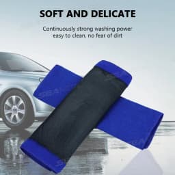 SEAMETAL 1/2pcs Car Cleaning Towel Magic Clay Cloth for Car Detailing with Blue Clay Bar Towel Washing Tool Car Accessories