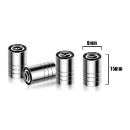 4Pcs Car Wheel Tire Valve Cap Tyre Rim Stem Cover for Mazda 2 3 5 6 Axela Atenza Speed 6 CX-3 CX-4 CX 5 CX-7 CX-8 CX-9 MS Demio