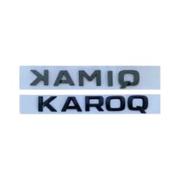 ABS Car Rear Emblem Trunk Badge Sticker for Octavia Kodiaq Karoq Superb Rapid Fabia Kamiq Yeti 4x4 Letter Logo Accessories