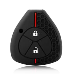 Silicone Car Remote Key Case Cover Shell Fob for Toyota Yaris/Vitz Auris Mk I Corolla Verso Hilux 7 RAV4 Porte Camry