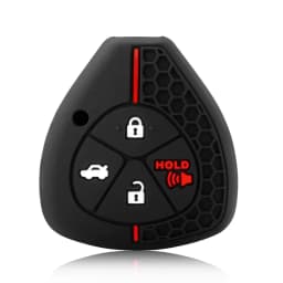 Silicone Car Remote Key Case Cover Shell Fob for Toyota Yaris/Vitz Auris Mk I Corolla Verso Hilux 7 RAV4 Porte Camry