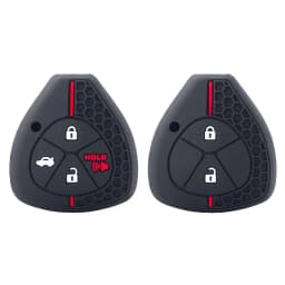 Silicone Car Remote Key Case Cover Shell Fob for Toyota Yaris/Vitz Auris Mk I Corolla Verso Hilux 7 RAV4 Porte Camry