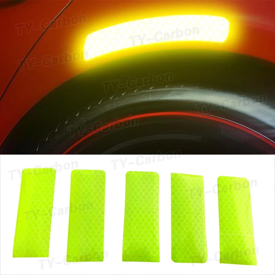 Reflective car stickers for at night PET warning anti-collision waterproof glow-in-the-dark stickers diamond-grade traffic