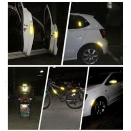Reflective car stickers for at night PET warning anti-collision waterproof glow-in-the-dark stickers diamond-grade traffic