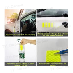 Reflective car stickers for at night PET warning anti-collision waterproof glow-in-the-dark stickers diamond-grade traffic