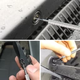 Car Windshield Wiper Nozzle Adjustment Tool 2-in-1 Windscreen Windshield Washer Spray Nozzle Cleaner Needle Windshield Washer