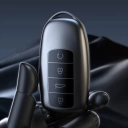 New Titanium Gray for Chery Jaecoo J7 7 J8 Omoda 5 C5 Tiggo 8 Arrizo 6 8 Pro Keychain Shell Cover Fob Bag Holder Car Accessories