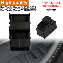 For Tesla Model Y/3 2021-2023 Electric Front Power Window Control Lifter Switch Button 1081037-02-G 1081038-02-F Replacement