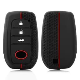 Silicone Auto Remote Car Key Case Cover For Toyota CHR Hilux Fortuner Land Cruiser 200 Camry Corolla Crown RAV4 Highland