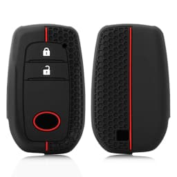 Silicone Auto Remote Car Key Case Cover For Toyota CHR Hilux Fortuner Land Cruiser 200 Camry Corolla Crown RAV4 Highland