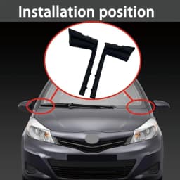 Left Right Windshield Wiper Cowl Cover Trim Panel For Toyota Yaris 2012 2013 2014 2015 53867-52090 53866-52090