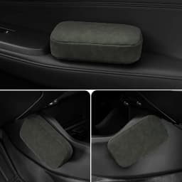 Comfortable Driving Car Knee Pad Auto Support Cushion Elastic Memory Foam Suede Leg Pad Door Armrest Elbow Pads Car Accessories