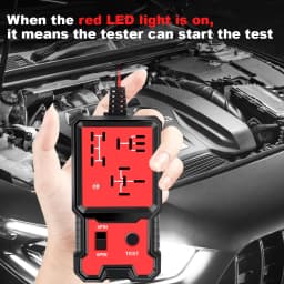 Car Relay Voltage Tester Indicator Light Automotive Electronic Relay Tester Universal 12V Battery Checker For RV Truck Trailer