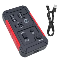 Car Relay Voltage Tester Indicator Light Automotive Electronic Relay Tester Universal 12V Battery Checker For RV Truck Trailer