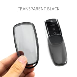 Slim Car Key Fob Case Cover Keychain For Chery Tiggo 7 8 Pro Max Omoda 5 C5 S5 O5 Jaecoo J7 J8 Accessories Black Transparent