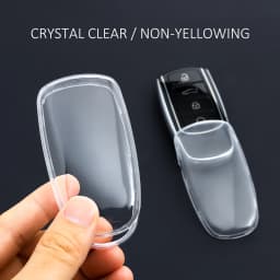 Slim Car Key Fob Case Cover Keychain For Chery Tiggo 7 8 Pro Max Omoda 5 C5 S5 O5 Jaecoo J7 J8 Accessories Black Transparent