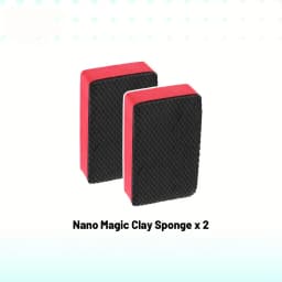 1~3pcs Nano Magic Clay Sponges Automotive & Multi-Surface Cleaning Natural Sponge, Cushion Foam & Anti-Slip EVA Car wash sponge