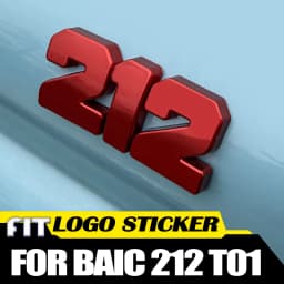 Car Hood Logo Sticker Fit for BAIC 212 T01 2024 2025 Regular Version Long Wind Version Modified Car Tailgate Decoration Sticker