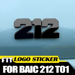 Car Hood Logo Sticker Fit for BAIC 212 T01 2024 2025 Regular Version Long Wind Version Modified Car Tailgate Decoration Sticker