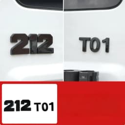 Car Hood Logo Sticker Fit for BAIC 212 T01 2024 2025 Regular Version Long Wind Version Modified Car Tailgate Decoration Sticker