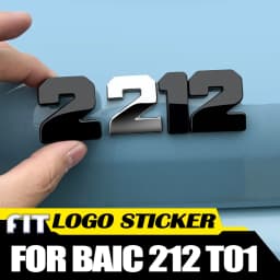 Car Hood Logo Sticker Fit for BAIC 212 T01 2024 2025 Regular Version Long Wind Version Modified Car Tailgate Decoration Sticker