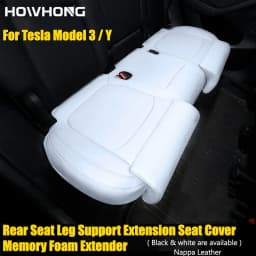 For Tesla Model 3 Y New Y Juniper Rear Seats Leg Support Extension Cover Memory Foam Extender Cushion Car Interior Accessories
