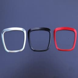 Aluminum Car Steering Wheel Frame Trim Cover For Audi Q5 Q7 A3 S3 8P A4 B6 B7 B8 A5 B8 A6 C7 Protection Cover Sticker