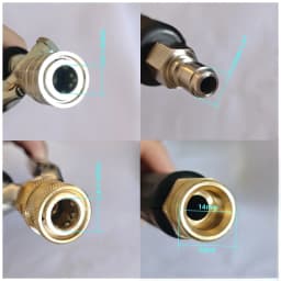 Household High Pressure Water Gun Hose with Quick Connect - Car Washing Garden Landscaping Rod Air Conditioner Cleaning Kit