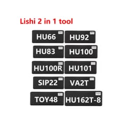 Lishi Vehicle 2-in-1 Decoder Cars Set HU66 HU162T(8) HU64 HU92 HU100 HU83 HU100R HU101 lishi 2in1
