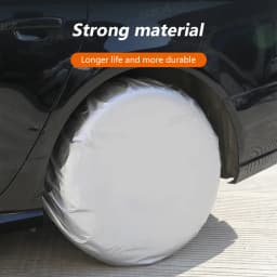 SEAMETAL 1/4pcs Universal Wheel Tire Covers Oxford Waterproof UV Sun Protectors Wheel Tire Covers for Camper Car Truck 29-32inch