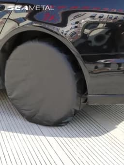 SEAMETAL 1/4pcs Universal Wheel Tire Covers Oxford Waterproof UV Sun Protectors Wheel Tire Covers for Camper Car Truck 29-32inch