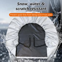 SEAMETAL 1/4pcs Universal Wheel Tire Covers Oxford Waterproof UV Sun Protectors Wheel Tire Covers for Camper Car Truck 29-32inch