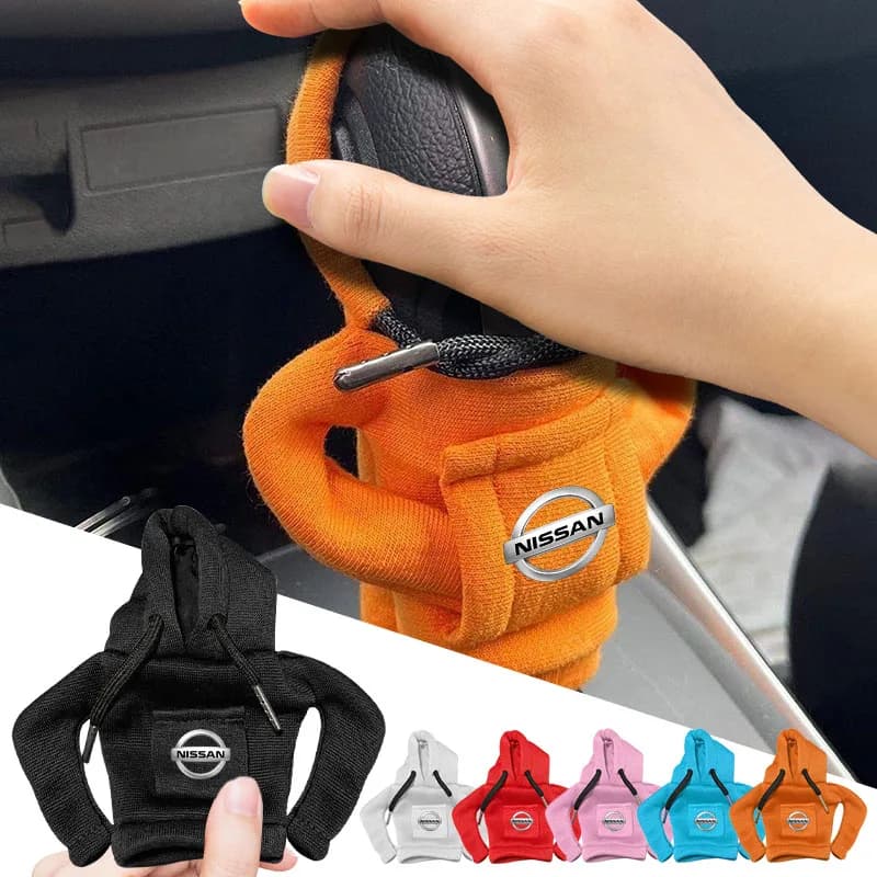 Auto Styling Hoodie Car Gear Car Shift Lever Cover Car Gear Shift Knob For Nissan Nismo Qashqai Teana X Trail T32 T31 Tiida Juke